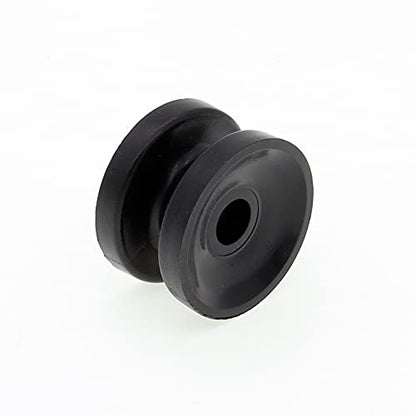 20Pcs Black Circular Ring Corner Post Electric Fence Insulator, Polyrope Insulator for Electric Fence Wire