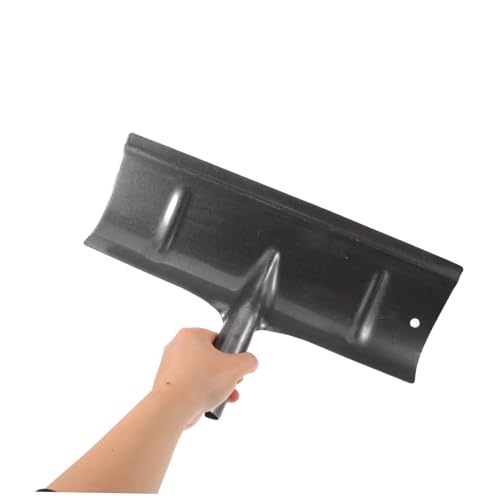 Mikikit Manual Livestock Waste Scraper and Poultry Manure Rake for Chicken Coop Cleaning, 40cm Stall Scraper Shovel for Barn and Livestock Cage Manure Removal
