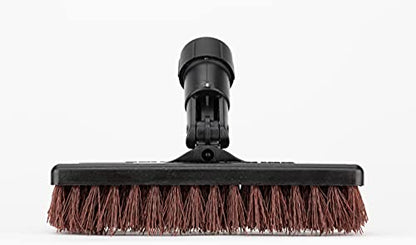 SPARTA Swivel Scrub, Heavy Duty Scrubber with Nylon Grit Bristles, Cleaning Essentials for Commercial and Home Use, 8", Rust, 1 Count - color: Rust