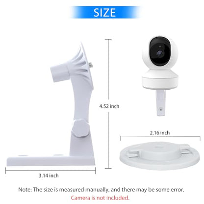 2 Pack Wall Mount Compatible with Reolink E1 Pro/ E1,180° Adjustable Camera Wall Mount Bracket Indoor and Outdoor Security Camera Mounting Bracket with Mounting Plate