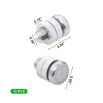 12 PCS Electric Fence Wire Connectors for 12-17 Gauge Aluminum Wire, Spool Galvanized Steel Wire, Poly Rope|Aluminum ALloy split bolts for Reliable Conductivity and Rust & cold Resistance