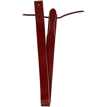 Reinsman Circle Y Latigo Tie Strap | Durable Adjustable Western Leather Equine Saddle Cinch Tie Strap with Holes | Ranch Riding & Training Horses - size: 1 1/2" x 6'