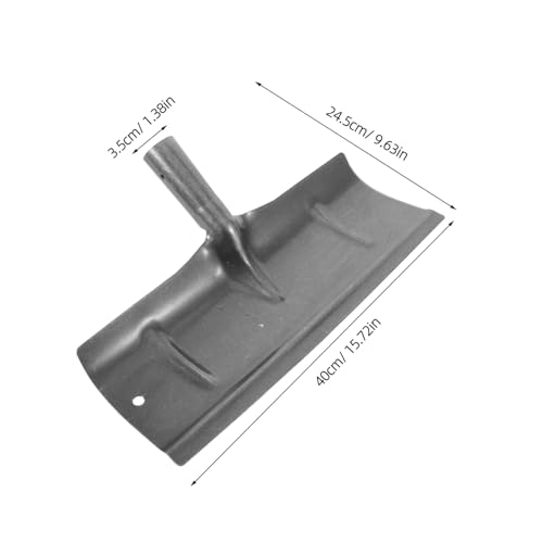 Manual Livestock Cage Shovel Head for Barn Cleaning with Manganese Steel Construction, Versatile Pasture Manure Scoop for Alpaca and Horse Stables, Easy Care Poultry Cage Cleaning