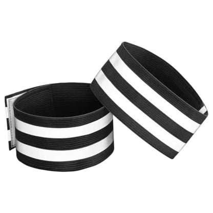 Reflective Ankle Bands for Cycling, Adjustable Leg Straps with Reflective Strips, 35cm Length, 5cm Width, Safety Gear for Biking