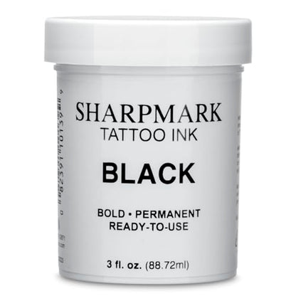 Small Animal Complete Tattooing Kit with 0-9 & A-Z, Nitrile gloves, and Ink for Identification of Sheep, Pigs, Goats, Rabbits, and Other Livestock - color: Black