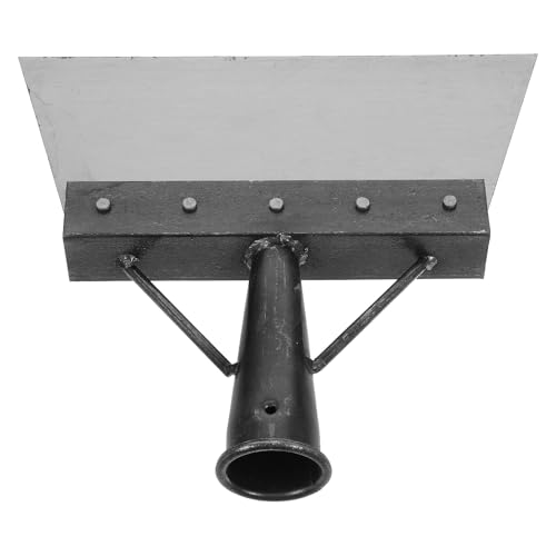 Multifunctional Garden Cleaning Shovel Heavy-Duty Metal Scraper for Poultry Dung Removal Ice Scraping Landscaping Digging Tool for Garage Car Maintenance and Weeding