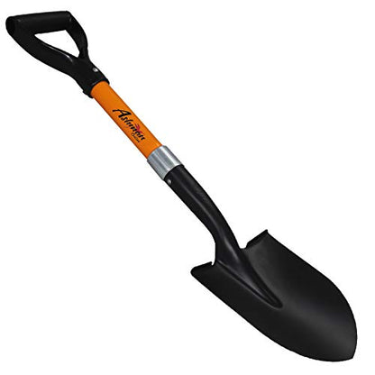 Ashman Short Handle Digging Shovel (1 Pack) - 27-inch Kids Beach & Garden Shovel with Sturdy Blade, D-Handle Gardening Tool - size: 1 Pack, style: Small Digging Shovel