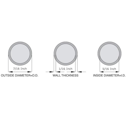 OCS Parts 5/16" ID x 7/16" OD Silicone Tubing | 10 Feet | High Temp, Food Grade Silicone Tubing for Brewing, Food, Beverage, Oils, Detergents, Liquids and Gases, Air, Plumbing, Ponds, AC and HVAC - size: 5/16" ID x 7/16" OD, style: 10 feet