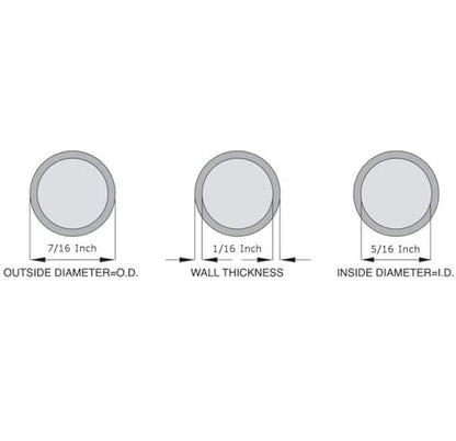 OCS Parts 5/16" ID x 7/16" OD Silicone Tubing | 10 Feet | High Temp, Food Grade Silicone Tubing for Brewing, Food, Beverage, Oils, Detergents, Liquids and Gases, Air, Plumbing, Ponds, AC and HVAC - size: 5/16" ID x 7/16" OD, style: 10 feet