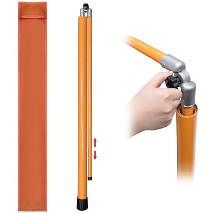 Load Height Measuring Stick, 20FT Sturdy Fiberglass Height Stick with Telescoping Pole, Non-Conductive Height Stick for Trucks with Carrying Bag,for Trucks,Trailers, Car Haulers - size: 20ft