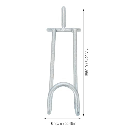 2PCS Feed Bucket Hooks, Weather Proof Stall Hooks for Barn Fence Stable Livestock Accessories for Garage Utility Room