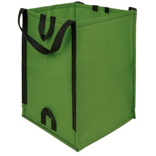 DURASACK Heavy Duty Home and Yard Bags 48-Gallon Reusable Self-Standing Lawn and Leaf Bags Garbage Can with Reinforced Handles, Moss Green - color: Moss Green