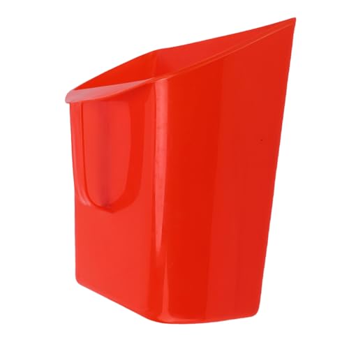 Feed Scoop, Large Capacity Sturdy Side Handle Enclosed Design Pet Food Scoop, Ice with Glossy Exterior for Horse Bird Chicken Livestock Pet Food Ice Kitchen Marine