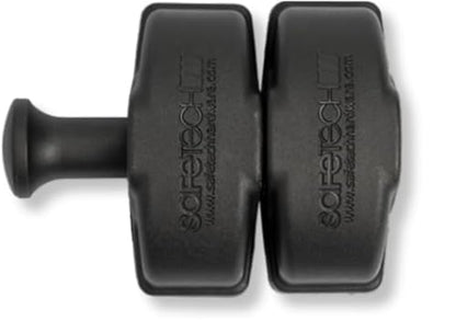 Safetech Hardware Magnetic Side Pull Gate Latch | General Purpose Magnetic Gate Latch for Aluminum/Metal Fences | Industrial Strength Self-Latching Fence Pull SLG-150KB - Black