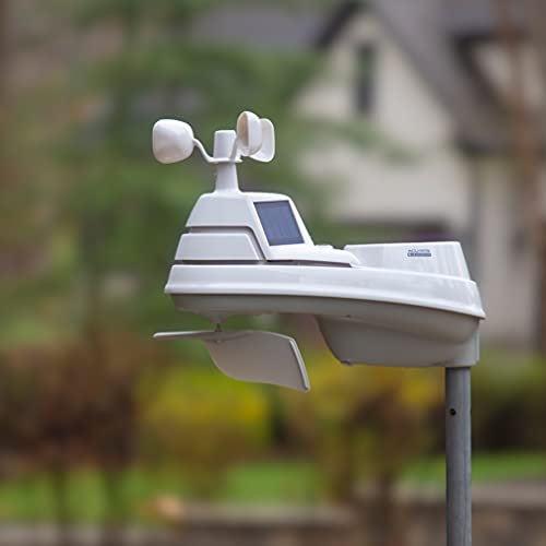 AcuRite Iris (5-in-1) Home Weather Station with Wi-Fi Connection to Weather Underground with Temperature, Humidity, Wind Speed/Direction, and Rainfall (01540M) , Black - color: Wi-fi Connection to Weather Underground