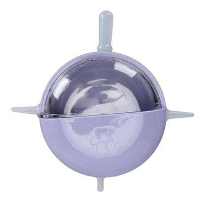 FILFEEL Pet Nursing Bottle with 5 Nipples and Lid, Silicone Puppy Kitten Milk Feeder Bowl, Choking Prevention Breastfeeding Device for Newborn Dogs Cats Small Animals, - color: Purple