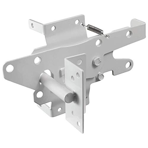 Vinyl Fence Gate Single Gate Hardware Kit Black(for Vinyl, PVC etc Fencing) Fence Gate Kit Includes Gate Hinges w/Mounting Hardware & Gate Latch - has 2 Hinges & 1 Latch - CASE Qty 6 - size: Black - Case - 6 Count