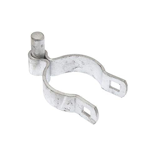 Chain Link Fence Gate Hinge Kit | Two 1 3/8" Female Hinges and Two 2 3/8" Male Hinges with Bolts and Nuts