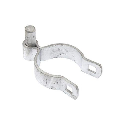 Chain Link Fence Gate Hinge Kit | Two 1 3/8" Female Hinges and Two 2 3/8" Male Hinges with Bolts and Nuts
