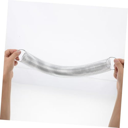 BESPORTBLE Door Handle Spring Replacement Fence Tension Springs Spring for Livestock Fence Replacement Fence Spring Livestock Fence Accessory Electric Fence Spring Gate Silver Stainless Steel