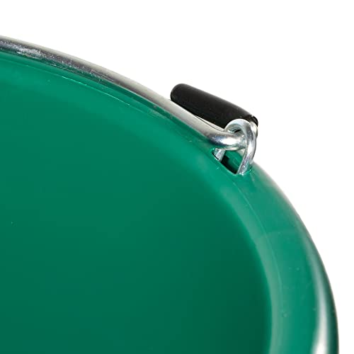 Farm Innovators FB-80 Heated Flat-Back Plastic Bucket, Hanging Water Bucket with Built-in Thermostat and 70W Cord, 3 Gallons