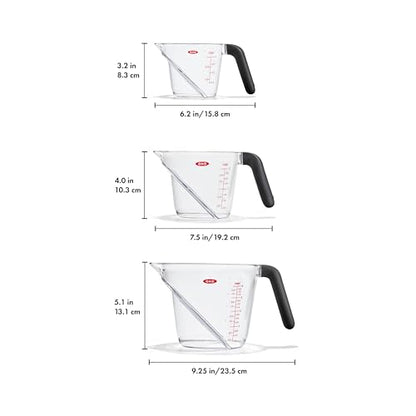 OXO Good Grips 3-Piece Angled Measuring Cup Set - size: Multi