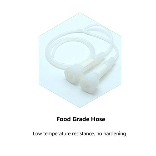 Milking Machine Portable Electric Milker Vacuum Pulsation Milking Machine with 2 Teat Cups 7L Stainless Steel Milk Container Food Grade Hose Charge/Plug in (for Cow) - color: For Cow