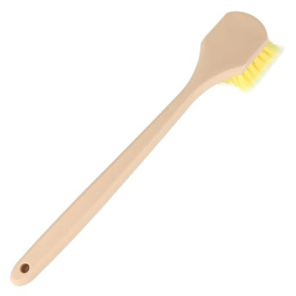 Mr. Detroit - 20" Long Handle Wash Brush w/Heavy Duty Scrub Brush with Non-Slip Long Handle for All Wheels Tire, Like Automobile, Motorcycle, Bicycle and Ship