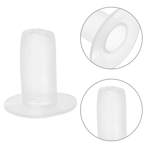 HOMSFOU 5pcs Cattle Feeding Nipples Silicone Nursing Teats for Calf Bottle Replacement Pet Food Accessories Livestock Feeding Supplies