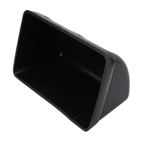 Pssopp Plastic Hanging Chicken Feeder, Large Capacity Design Thickened Plastic Waste Prevention Hanging Poultry Feeder Trough for Livestock (Black) - color: Black
