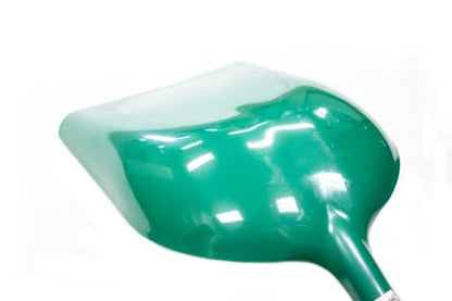 Bully Tools Heavy Duty Snow Shovel - 100% Made in the USA, One-Piece Poly Scoop for Snow, Mulch, Grain Removal, Lightweight, Portable Garden Equipment, Ideal for Driveways & Farming - 42-Inch, Green - color: Green