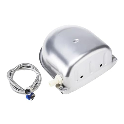 Stainless Steel Automatic Pet Water Dispenser,Automatic Dog Water Bowl Water Animals Waterer for Cattle Horse Goat Sheep Dog, with Floating Valve,Hose and Accessories(Without Drainage Hole)
