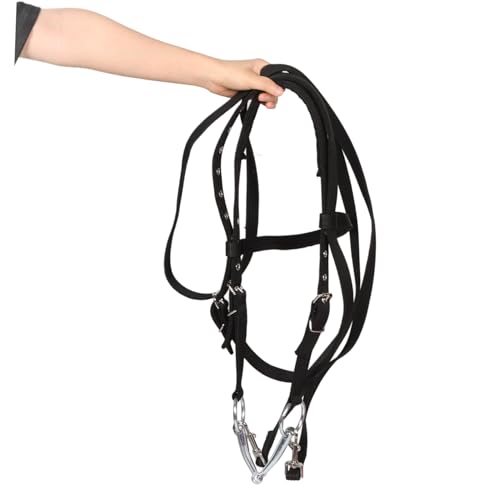 Adjustable Rope Halter Comfortable Nylon Material Matching Rope for Equestrian Training Travel and Everyday Use