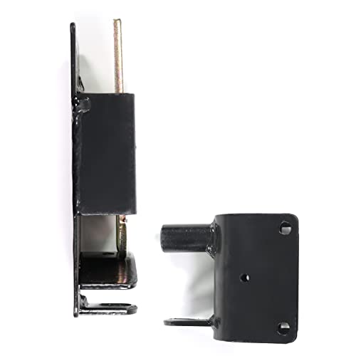 2-Way Lockable Livestock Gate Latch - Opens in Both Directions - with Shims, Padlock and Instructions