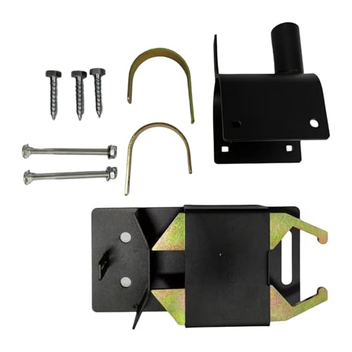 2 Way Lockable Gate Latch Heavy Duty Steel Livestock Gate Latch for Pastures Ranches Horse Corrals 7.60x4.00inch