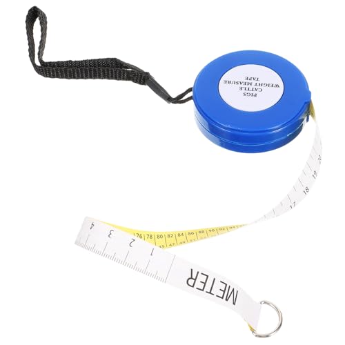 Animal Measuring Tape 2.5M for Cattle Pig Horse Girth and Weight Measurement Veterinary Livestock Body Tape Tool for Farm Use Style