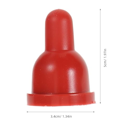 SHINEOFI 6pcs Goat Nursing Nipples Soft Rubber Feeding Nipples for Small Animals Lamb Piglet Livestock Feeding Supplies for Farm Use