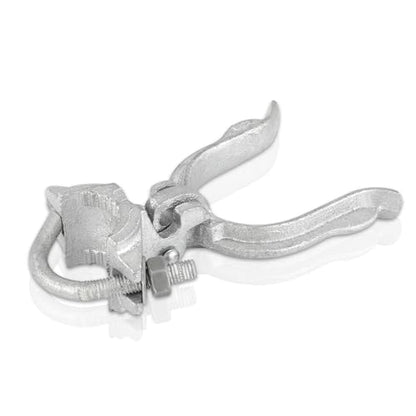 1-3/8" x 1-7/8" (2") Chain Link Gate Latch, Commercial Heavy Duty, Malleable， Galvanized Farm Fence Lock with Hole for Padlock - size: (1-3/8" x 1-7/8" (2"))