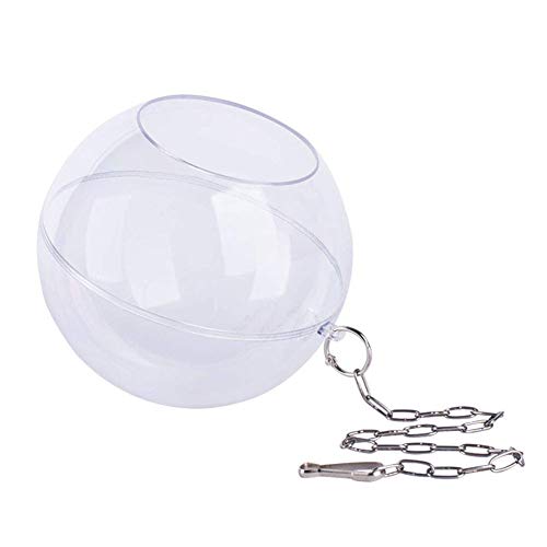 Parrot Hanging Ball Chicken Toy Size Versatile Durable Fun for Birds (As Shown)