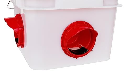 RentACoop 10lb Chick2Chicken BPA-Free 4-Port Chicken Feeder