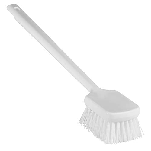Remco - A Vikan Company ColorCore 20" Long Handle Scrubbing Brush, Stiff - color: White