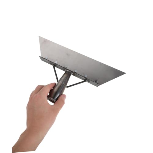 GALPADA Heavy Duty Manganese Steel Farm Scraper Shovel 32cm for Livestock Manure Cleaning, Multipurpose Pig and Chicken Manure Removal Tool for Barn and Pasture Maintenance