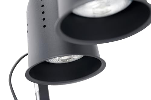 Kratos Commercial Countertop Food Heat Lamp|Freestanding Two Bulb Warmer | Black Countertop Heat Lamp for Food |120V, 500W | Adjustable Height Design | ETL Certified (31M-004) - size: 2 Bulb-Black