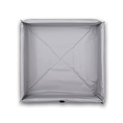 Spill Containment Berm - 18 oz PVC, 2’ x 2’ x 6” - Grey - color: Grey, size: 2' x 2'
