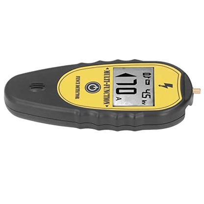 15KV Digital Fence Tester, Electric Fence Tester Fence Voltmeter Voltage Tester with LCD Display Fault Finder for Livestock 200V to 15000V Electric Fence Accessories Gardening Tools