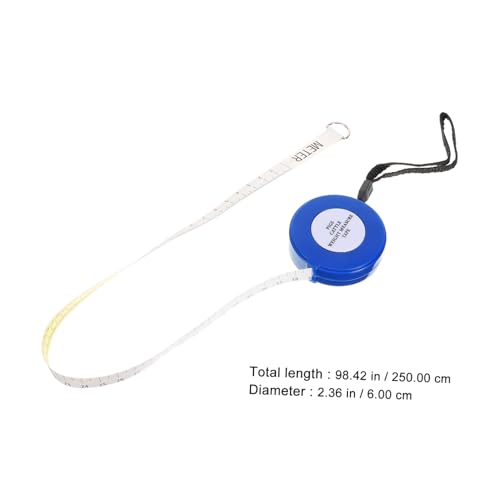 UKCOCO Multipurpose Animal Measuring Tape for Goats Pigs and Cattle Tearproof Retractable Body Weight Tape Measure with High Precision for Chest and Waist Circles Farm Livestock