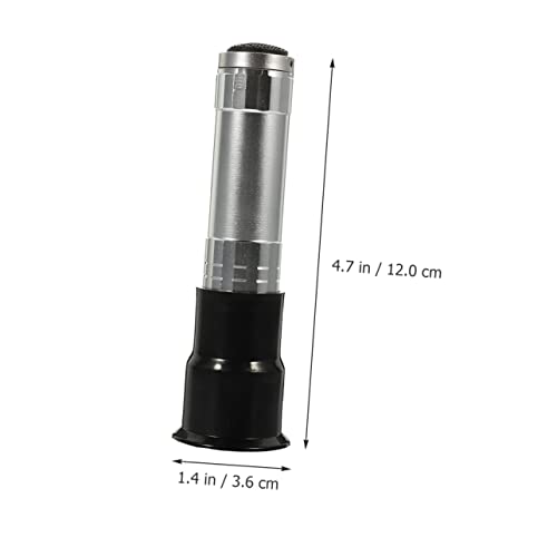 2pcs Handheld Egg Incubator Light Chicken Laying Egg Lamp for Hatching Candler Portable Lamp Tester - color: Silver