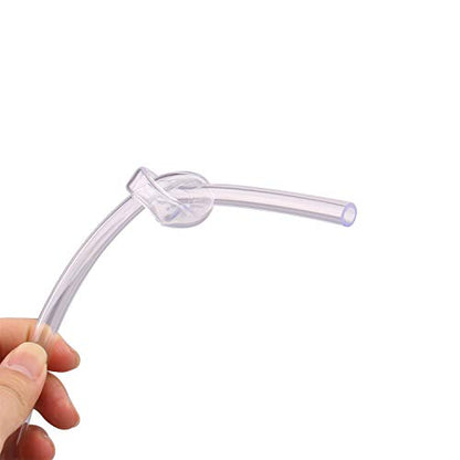 Clear Vinyl Tubing – 1/4'' ID 3/8'' OD PVC Tube Food Grade Flexible Plastic Pipe Hose for Homebrewing, Siphon Pump 30.5 Meters(100ft) Length - size: 1/4" 3/8", style: 100 Feet