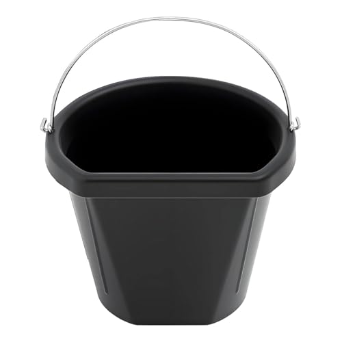 Horse Feed Bucket Rubber Feeder Multipurpose Storage Bin 18L Utility Bucket