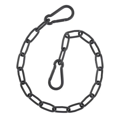 Gate Chain Lock for Outdoor Fence,304 Stainless Steel Gate Chain 20" x 5/32" with Both-Ended M5 Carabiners,Chain Link Latch Lock for Wooden Fence Pet Cages (20" x 5/32", Piece, 1) - size: 20" x 5/32"